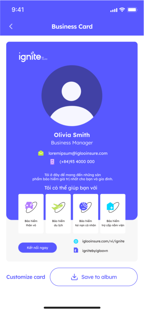 business card